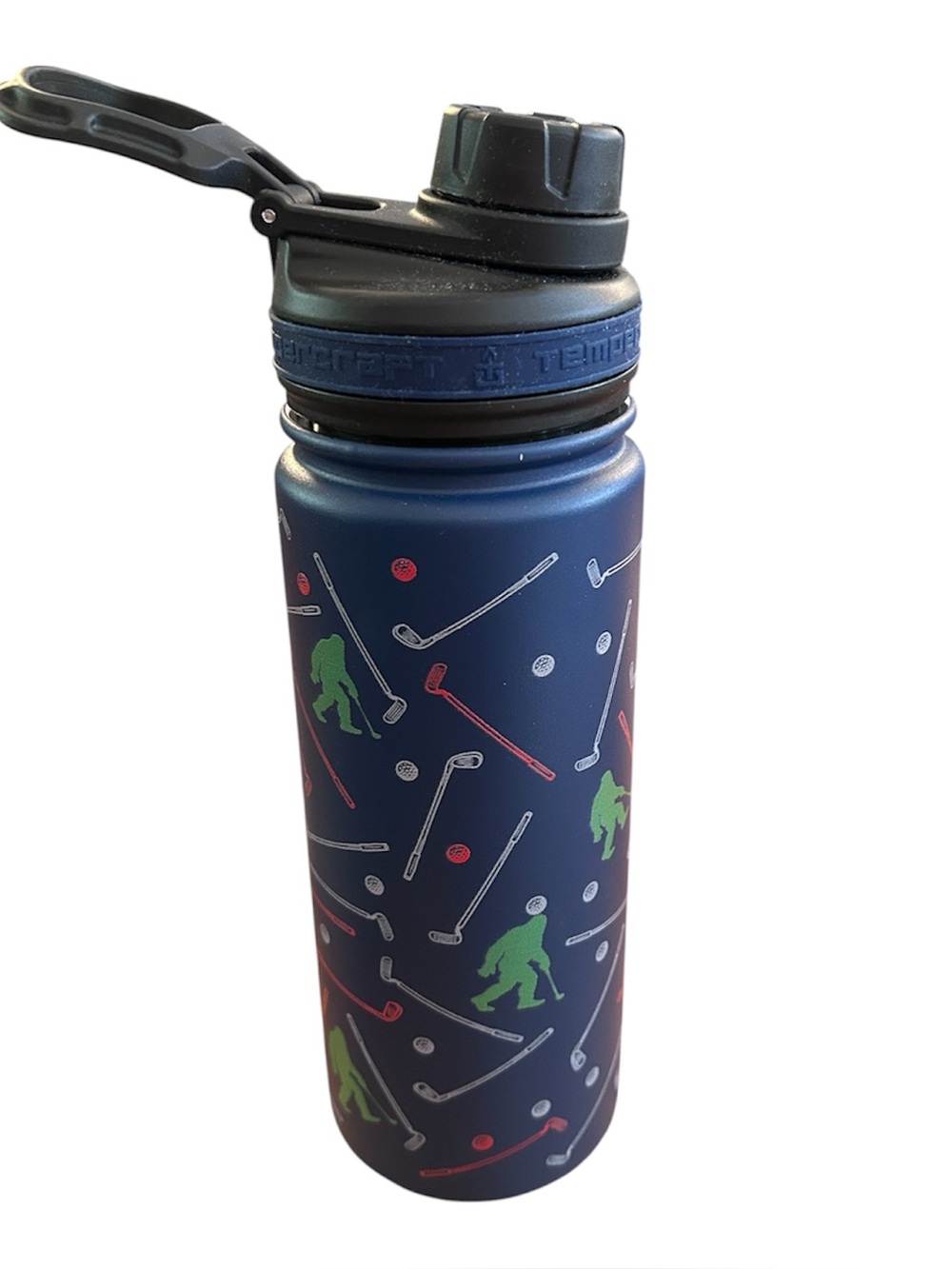 TemperCraft Sport Water Bottle with Golf Bigfoot 18 oz